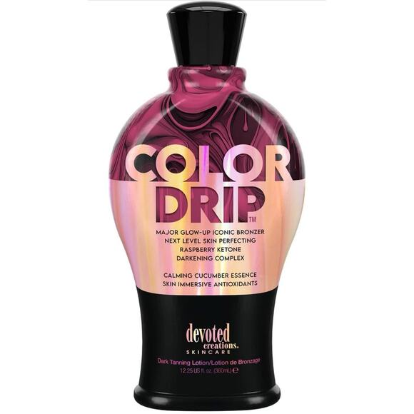 Devoted Creations Color Drip - Major Glow Up Iconic Bronzer Dark Tanning Lotion - Picture 1 of 4